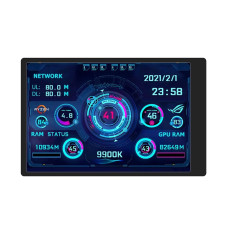 EDIY 3.5 inch IPS USB Mini Screen AIDA64 PC CPU RAM HDD Data Monitor Computer Temperature Display Type-C Sub Screen